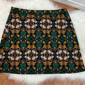 H&M Mini Skirt Size M Fall Colors Stretch